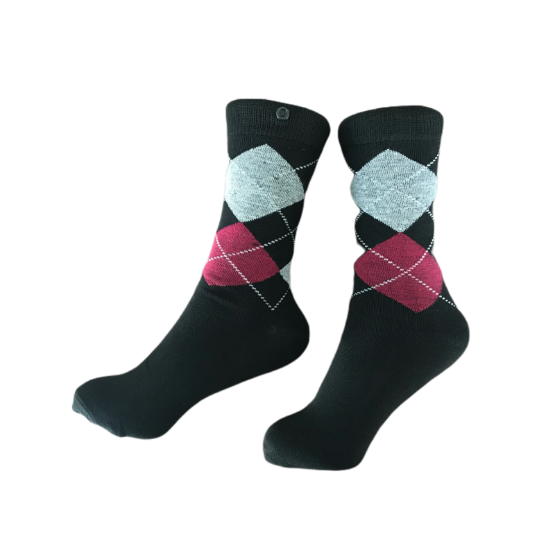 Chaussettes Damiers Rouges et Noirs